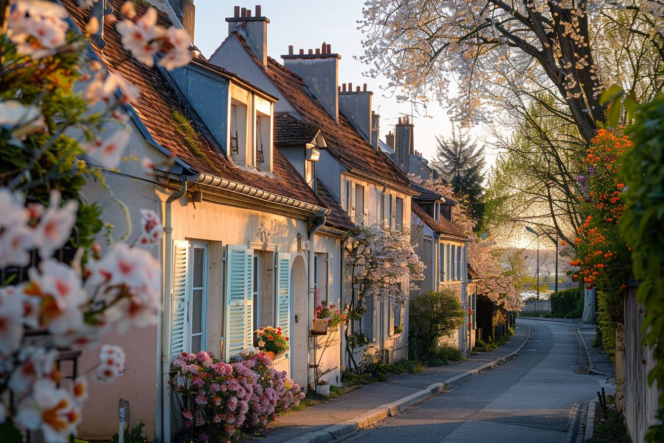 Vue panoramique d'Argenteuil avec des maisons disponibles pour ceux cherchant à trouver un logement sans compromis